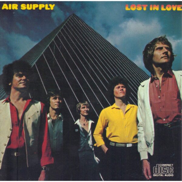 Air Supply Lost In Love CD usato fronte Air Supply – Lost In Love, copertina frontale del CD