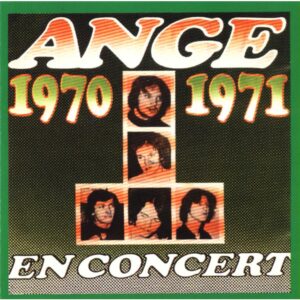 Ange – En Concert (1970-1971), copertina frontale del CD