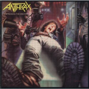 Anthrax – Spreading The Disease, copertina frontale del CD