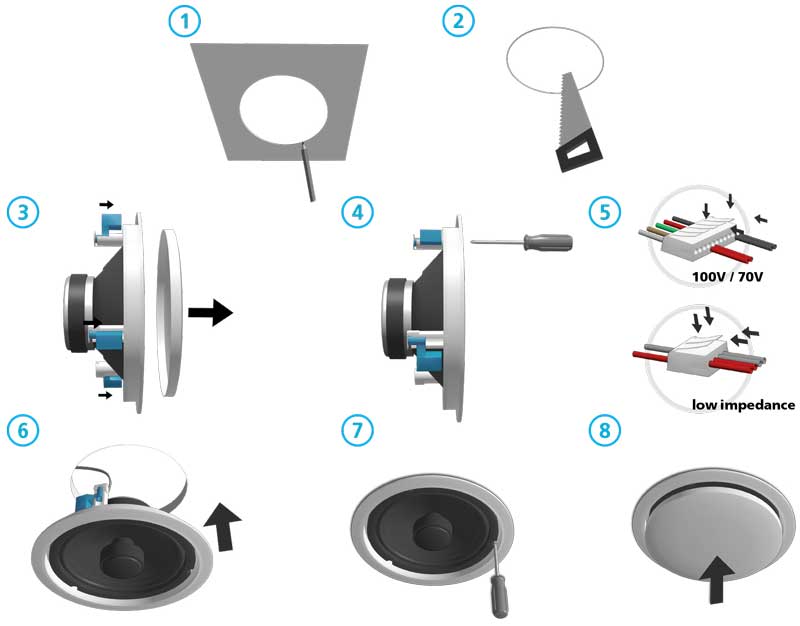 Apart Audio CM6T cablaggio
