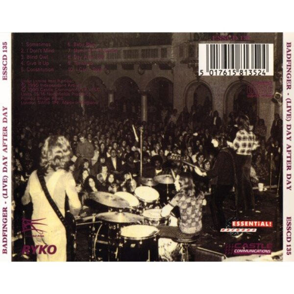 Retro del CD Badfinger – Day After Day (Live) (Essential Records)