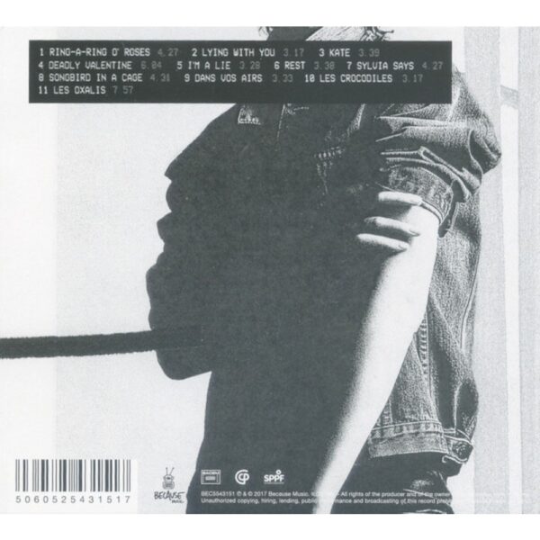 Charlotte Gainsbourg – Rest, retro della confezione del CD