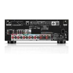 Pannello posteriore del Denon AVC-X2850H con ingressi HDMI, morsetti per 7 diffusori e uscite subwoofer