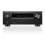 Denon AVC-X3900H sintoamplificatore AV nero, vista frontale con display e manopole di selezione e volume