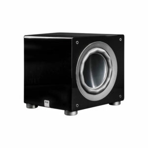 ELAC Varro DS1200 nero lucido visto di tre quarti