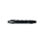 Amplificatore Focal 100 IWSUB8 Amplifier nero in formato rack 1U visto di fronte, con il logo Focal