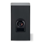 Retro del diffusore Focal Aria Evo X N°1 nero con i morsetti per i cavi dei diffusori