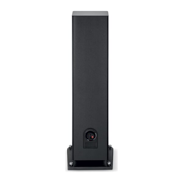Retro del diffusore Focal Aria Evo X N°4 nero con morsetti per i cavi