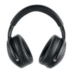 Cuffie wireless Focal Bathys Deep Black viste di fronte con archetto e padiglioni neri