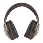 Cuffie wireless Focal Bathys MG Chestnut viste di fronte, con archetto e padiglioni marroni