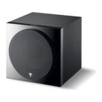 Subwoofer Focal Sub 1000F nero con griglia frontale applicata
