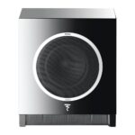 Subwoofer piatto Focal Sub Air nero lucido visto di fronte
