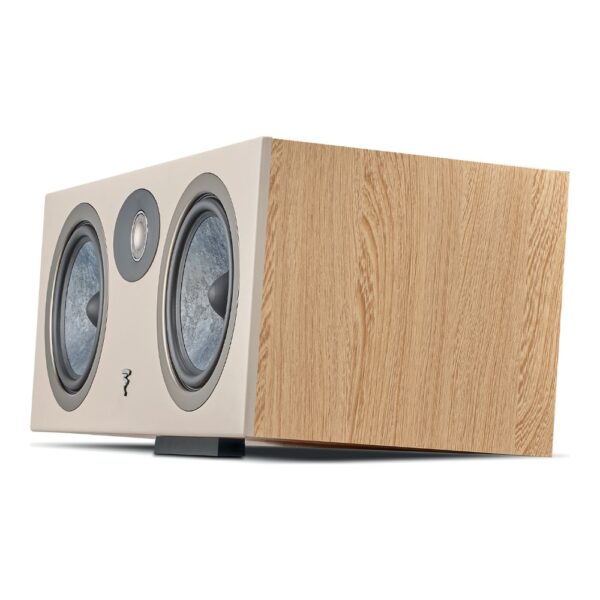 Focal Theva Center in Legno chiaro inclinato sulla base integrata