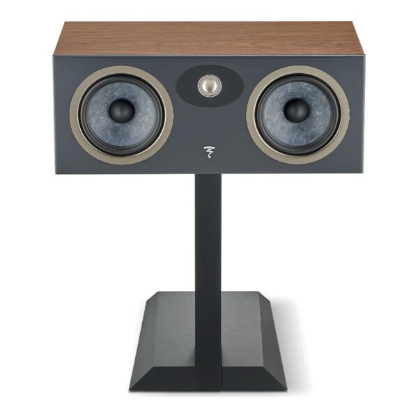 Focal Theva Center montato sullo stand opzionale da 45 cm, vista frontale