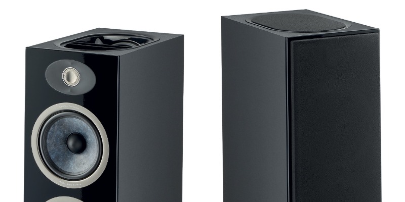 Focal Theva N°3-D – dettaglio modulo Dolby Atmos Parte superiore della coppia Focal Theva N°3-D con modulo Dolby Atmos sulla sommità e tweeter TNF in alluminio/magnesio