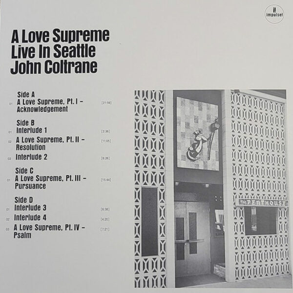 John Coltrane – A Love Supreme: Live In Seattle
