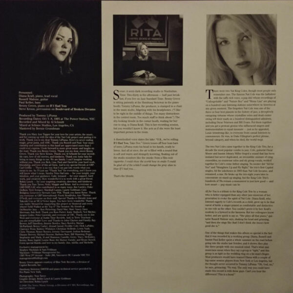 Diana Krall – All For You (A Dedication To The Nat King Cole Trio)