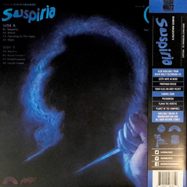 Dario Argento – Suspiria (Colonna Sonora Originale)