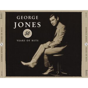 George Jones – 50 Years Of Hits, copertina frontale del CD