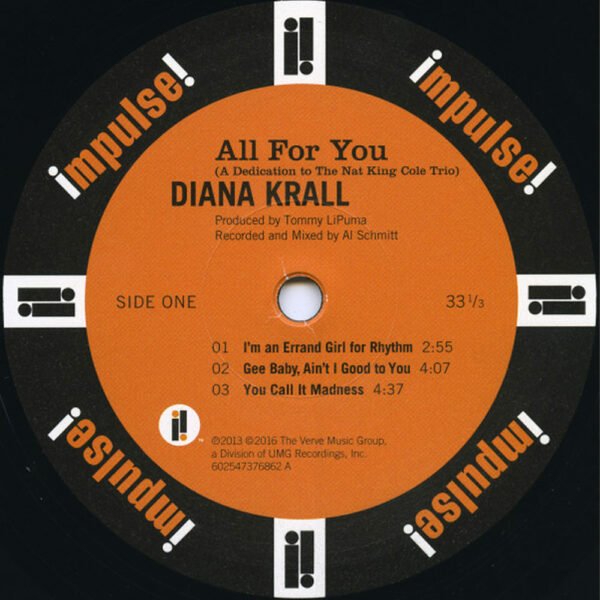 Diana Krall – All For You (A Dedication To The Nat King Cole Trio)