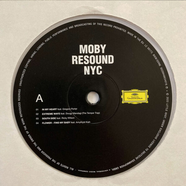 Moby – Resound NYC (Crystal Clear 2 LP)