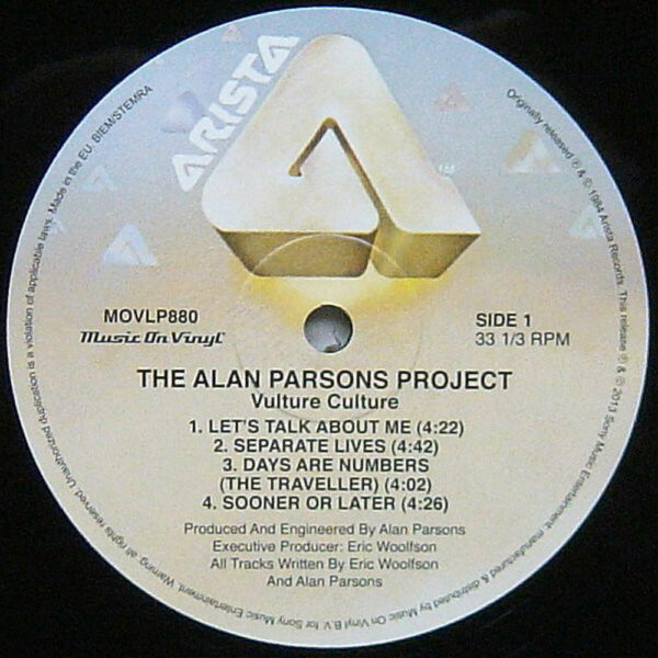 The Alan Parsons Project – Vulture Culture