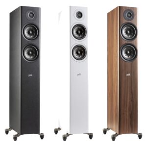 Polk Reserve R500 nelle finiture nero, bianco, noce