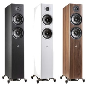 Polk Reserve R600 nelle finiture nero, bianco, noce