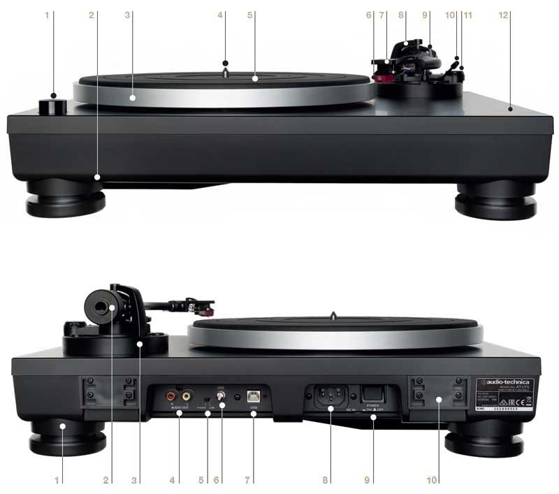 audio technica at lp5 dati grafici