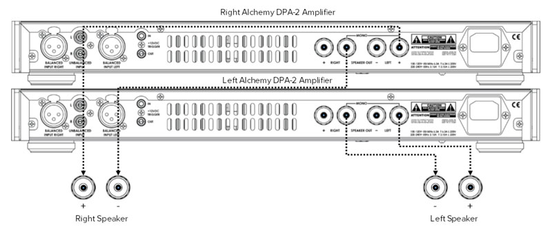 ELAC Alchemy DPA 2 connessione mono