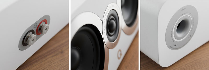 Q Acoustics 3090Ci diffusore centrale particolari