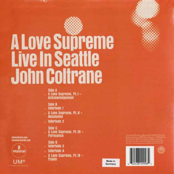 John Coltrane – A Love Supreme: Live In Seattle
