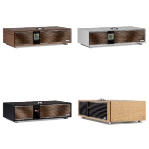 Ruark R410 nelle finiture noce, grigio chiaro, Carbone e rovere Anniversary Edition