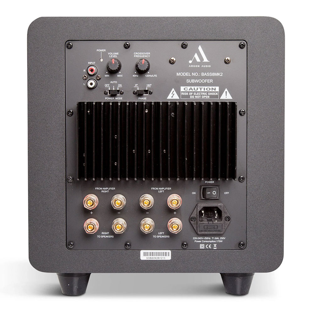 Snavset samvittighed scrapbog Subwoofer 100 Watt RMS - Argon Audio Bass 8 MK2