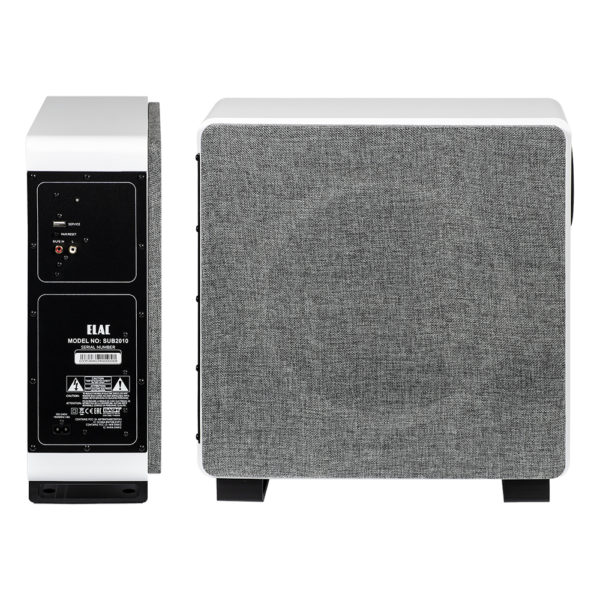 ELAC Muro SUB2010 griglia e posteriore bianco